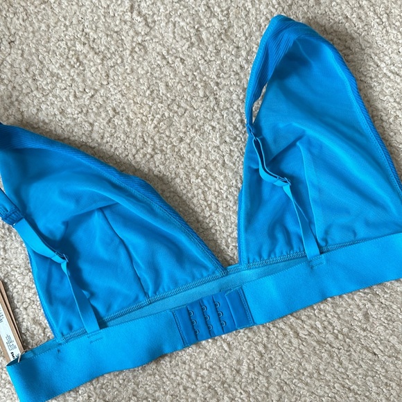 NWT Skims cotton rib plunge bra - Picture 2 of 2